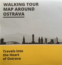 Walking tour map around Ostrava